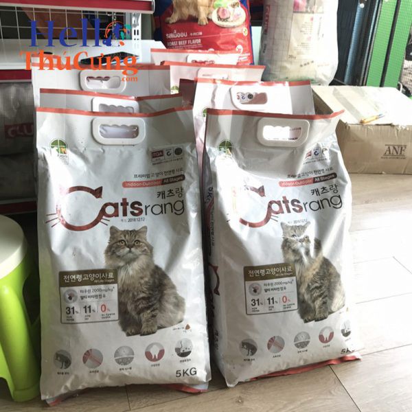 ĐỔ SỈ thức ăn hạt catsrang cho mèo 5kg