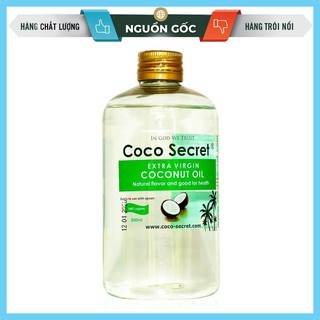 [Dầu Dừa Chính Hãng] Dầu Dừa Ép Lạnh Nguyên Chất CocoSecret Hũ 500ml | Dưỡng Da | Dưỡng Tóc | Dưỡng Mi | Chăm Sóc Răng