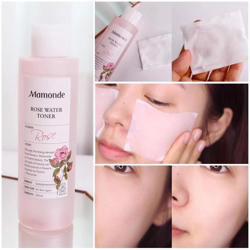 Nước Hoa Hồng Cung Cấp Độ Ẩm Mamonde Rose Water Toner (250ml)