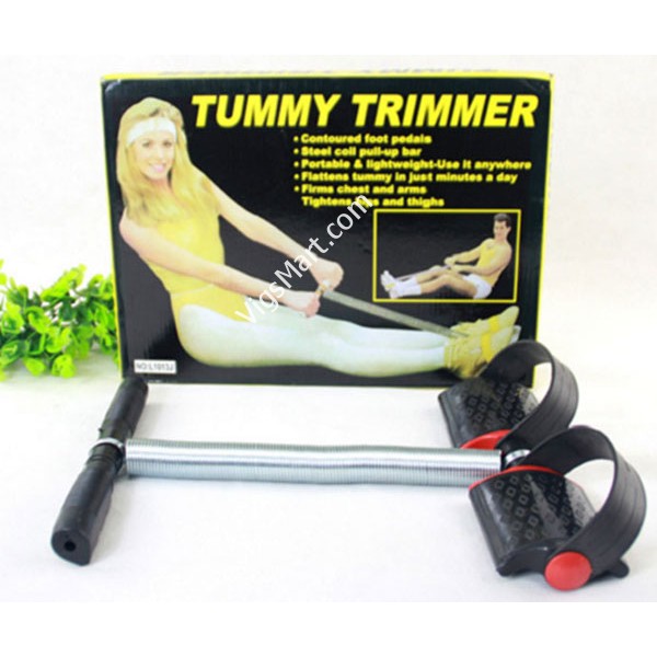 Dây kéo tập gym, Dây tập thể dục, tập cơ bụng thông minh điều chỉnh lực kéo Tummy Trimmer