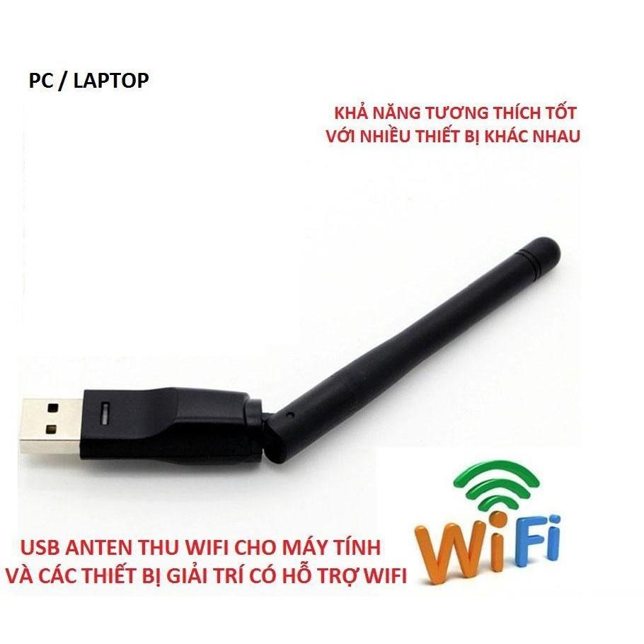 USB Wifi thu sóng Mini Không Dây 150 Mbps WIRELESS USB ADAPTER | BigBuy360 - bigbuy360.vn