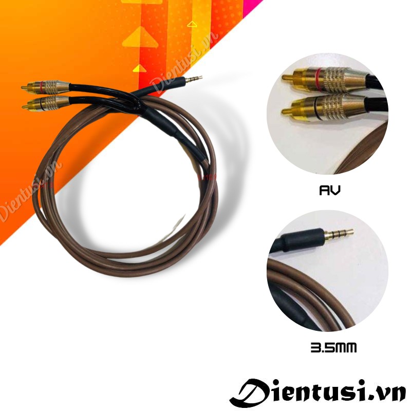 Dây Livestream AV ra 3.5 âm thanh chất lượng cao thích hợp cho Focusrite Solo, upod, mixer F4, F7...cho nhạc căng nét