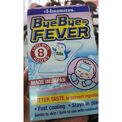 (❣️-5% LN cho quỹ Vacxin) Dán hạ sốt cho trẻ sơ sinh ByeBye FEVER Bitter Taste (gói 2 miếng)- Đông Anh Pharmart