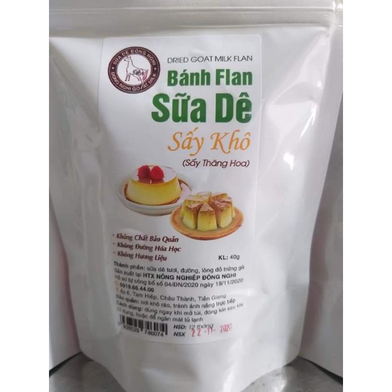 Bánh plan sữa dê sấy khô 40g
