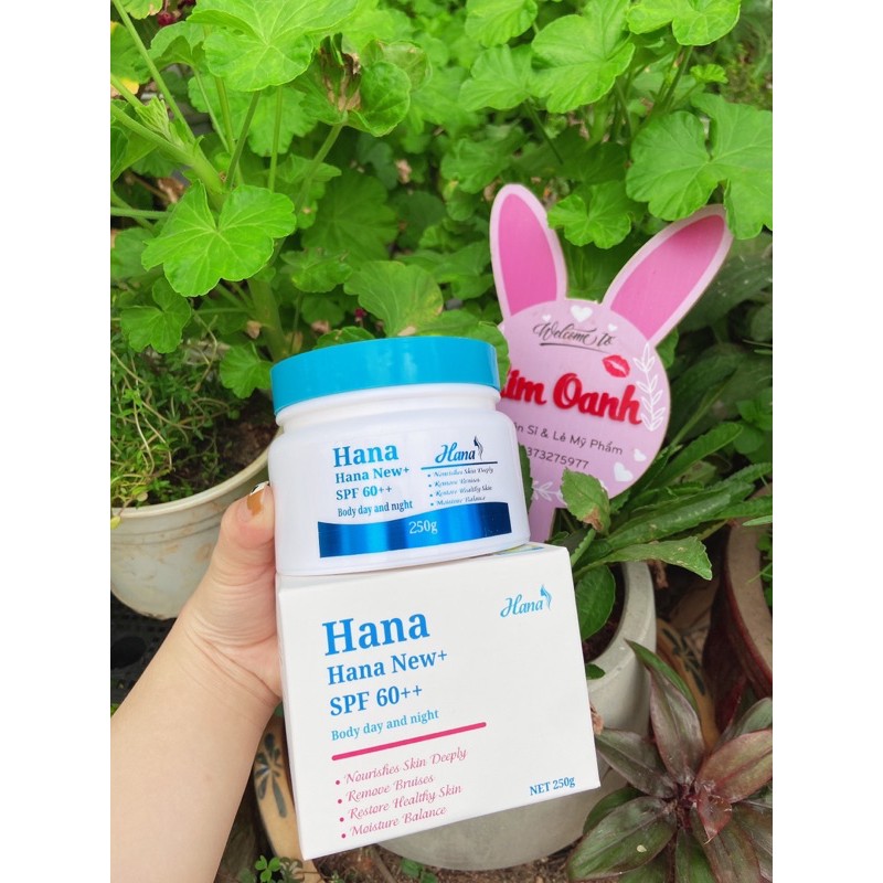 Kem dưỡng body hana mới