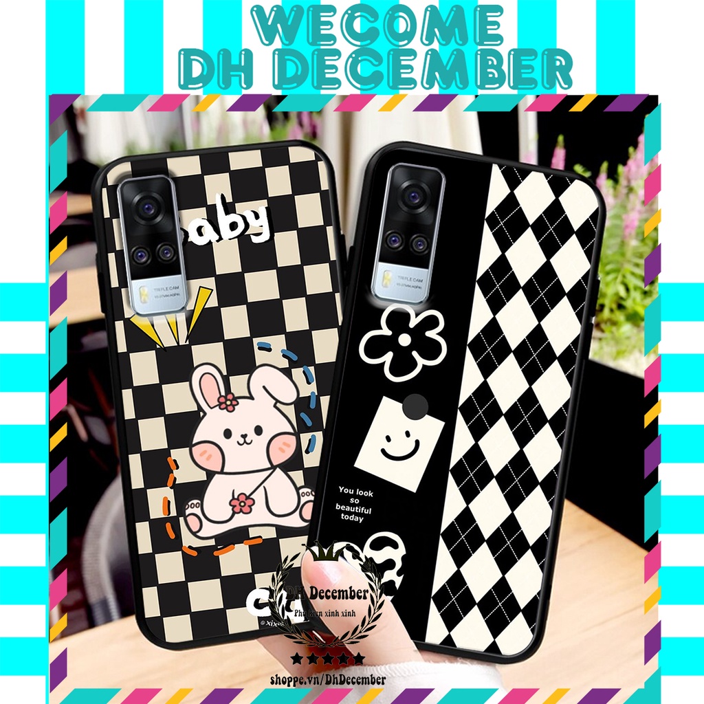 Ốp lưng Vivo Y53S / Y51 2020 in hình 3D GẤU HỒNG-GẤU BE3R -XINH XẺO CỰC ĐẸP
