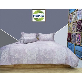 Bộ chăn ga gối Lụa Protencel-SP Nekio Nhật Bản Phụng Điệp