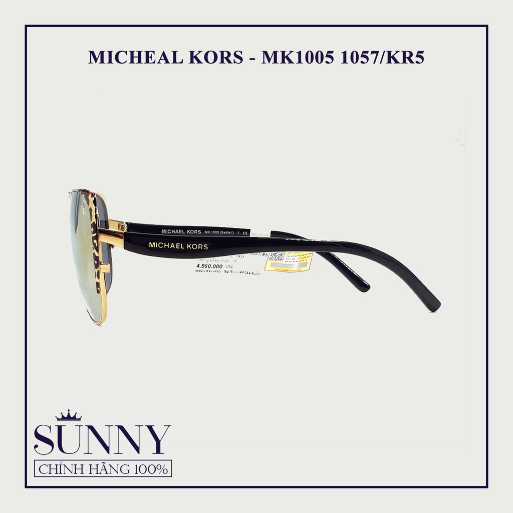 MK1005 nhiều màu - kính mát thời trang Michael Kors chính hãng, thiết kế dễ đeo bảo vệ mắt