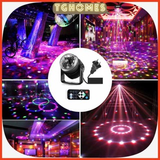 Đèn nháy theo nhạc led cầu mini, đèn bar chớp nhiều màu đẳng cấp có kèm điều khiển từ xa-GD280