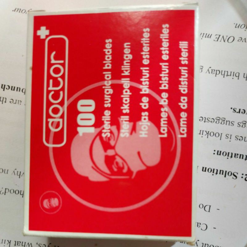 Gói 10 lưỡi dao mổ số 10, 11, 15