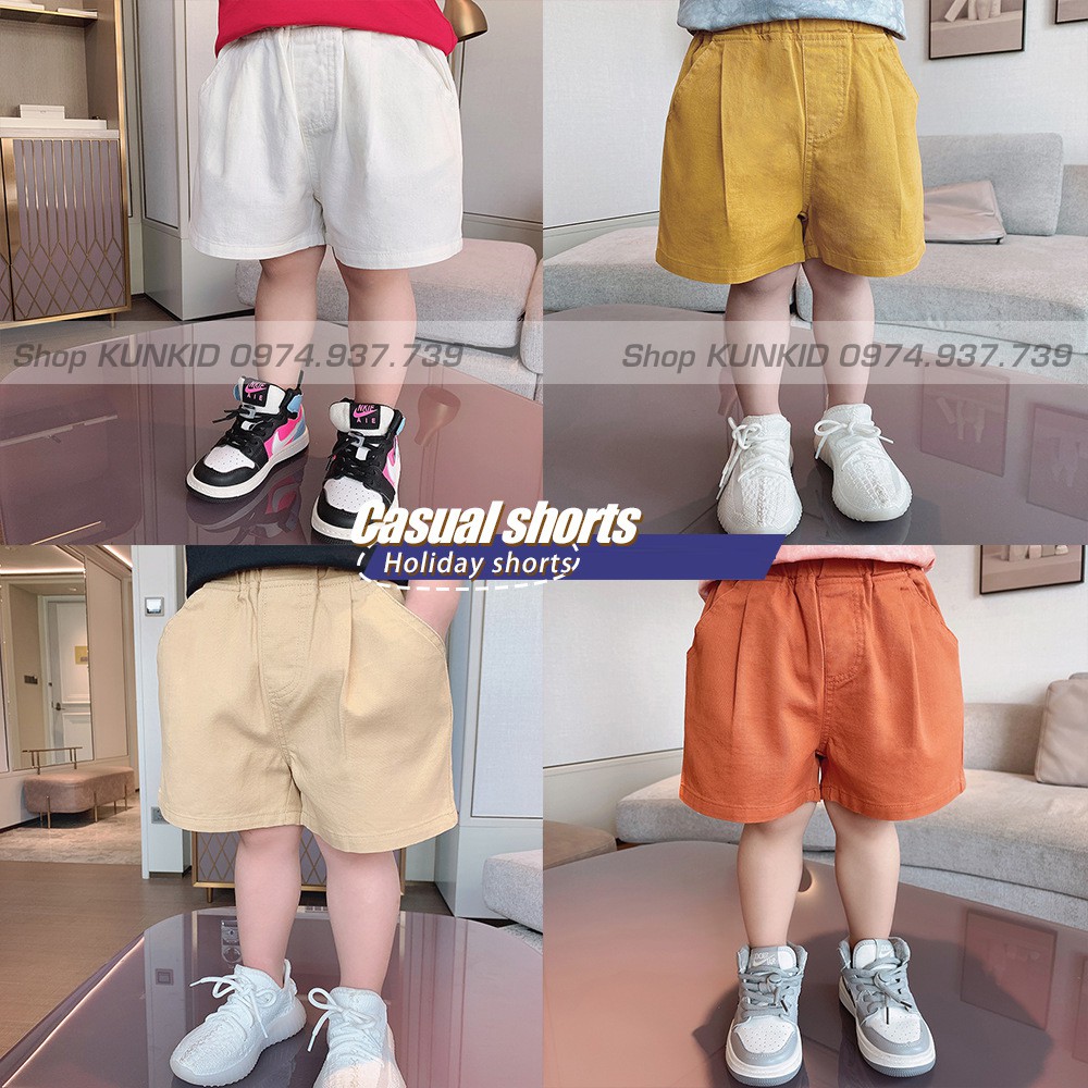 Quần short kaki bé trai hàng Quảng Châu loại đẹp Quần bé trai kunkid