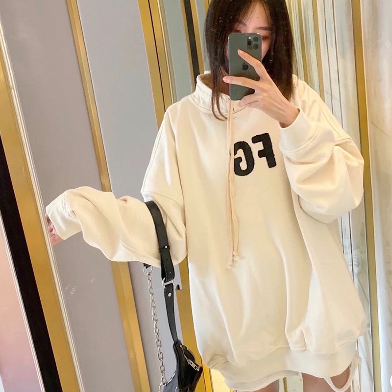 Áo Hoodie FG nam nữ form rộng unisex nhiều màu xám đen be siêu xinh ulzzang HOLA | BigBuy360 - bigbuy360.vn