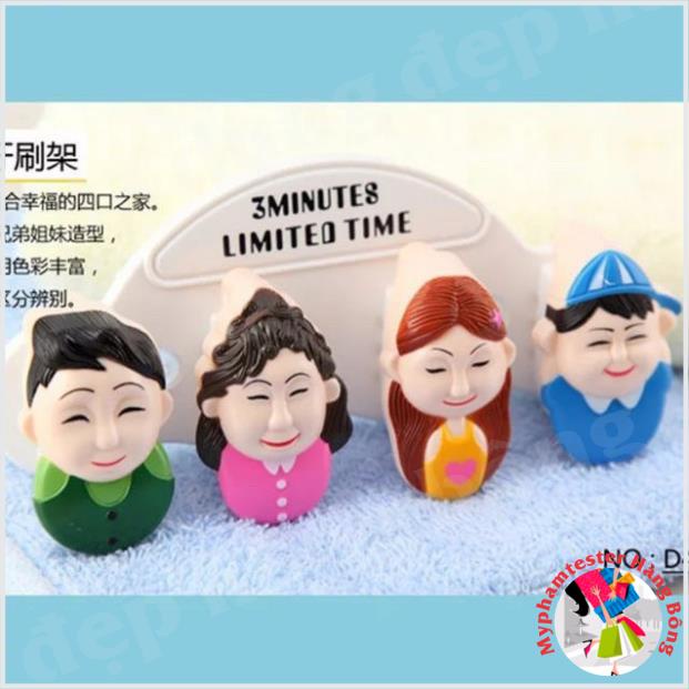 Cài bàn chải hình ngộ nghĩnh vỉ 3 và bỉ 4 hít siêu chắc