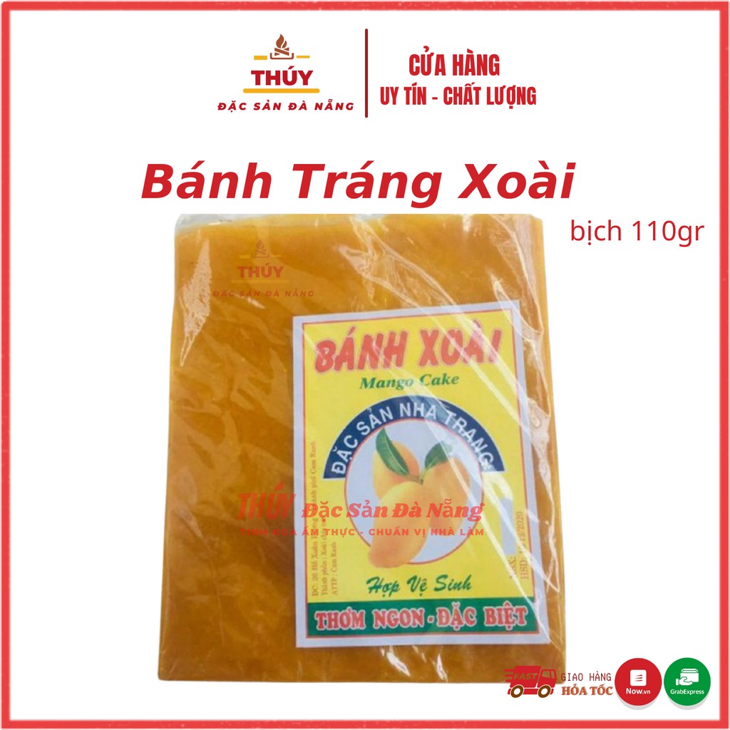 BÁNH XOÀI - BÁNH TRÁNG XOÀI ĐẶC SẢN NHA TRANG - BỊCH 110GR