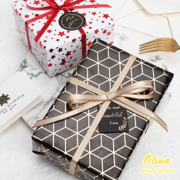 Cuộn Dây Ruy Băng Mỏng 18.2M Rộng 6mm Dùng Để Gói Quà