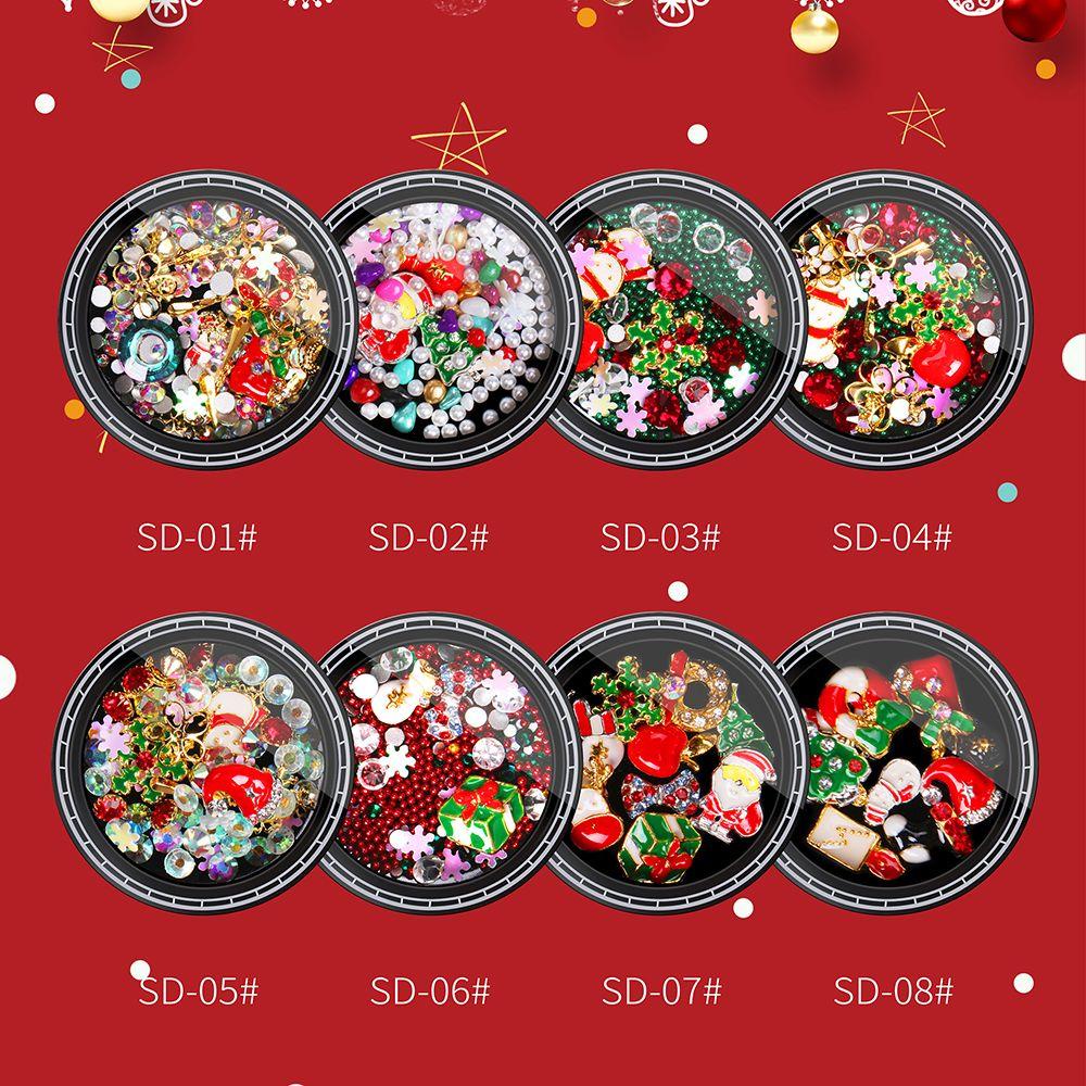 Xiantin Móng Tay Giáng Sinh|Móng Trang Trí HìNh Ông Già Noel