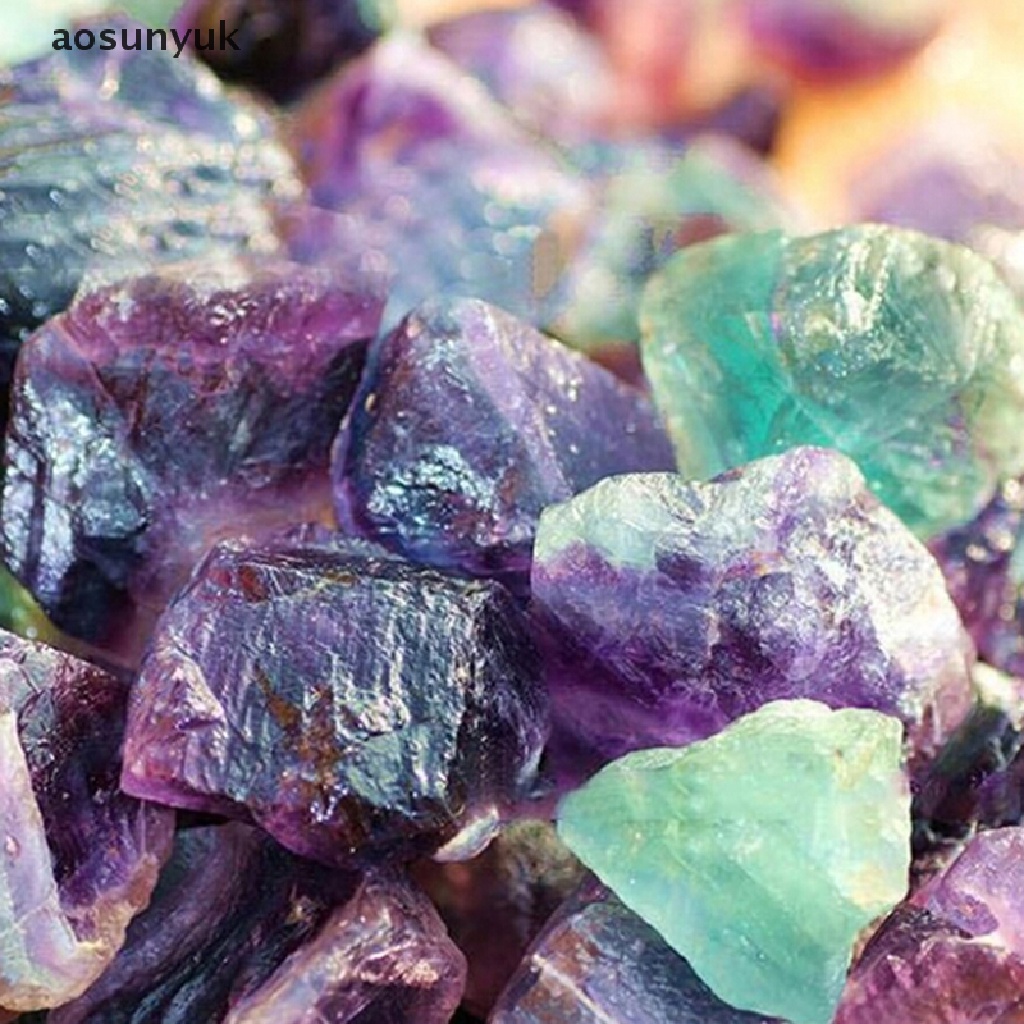 Đá Fluorspar Thạch Anh Tự Nhiên Hình Cầu Pha Lê Fluorite Chữa Lành
