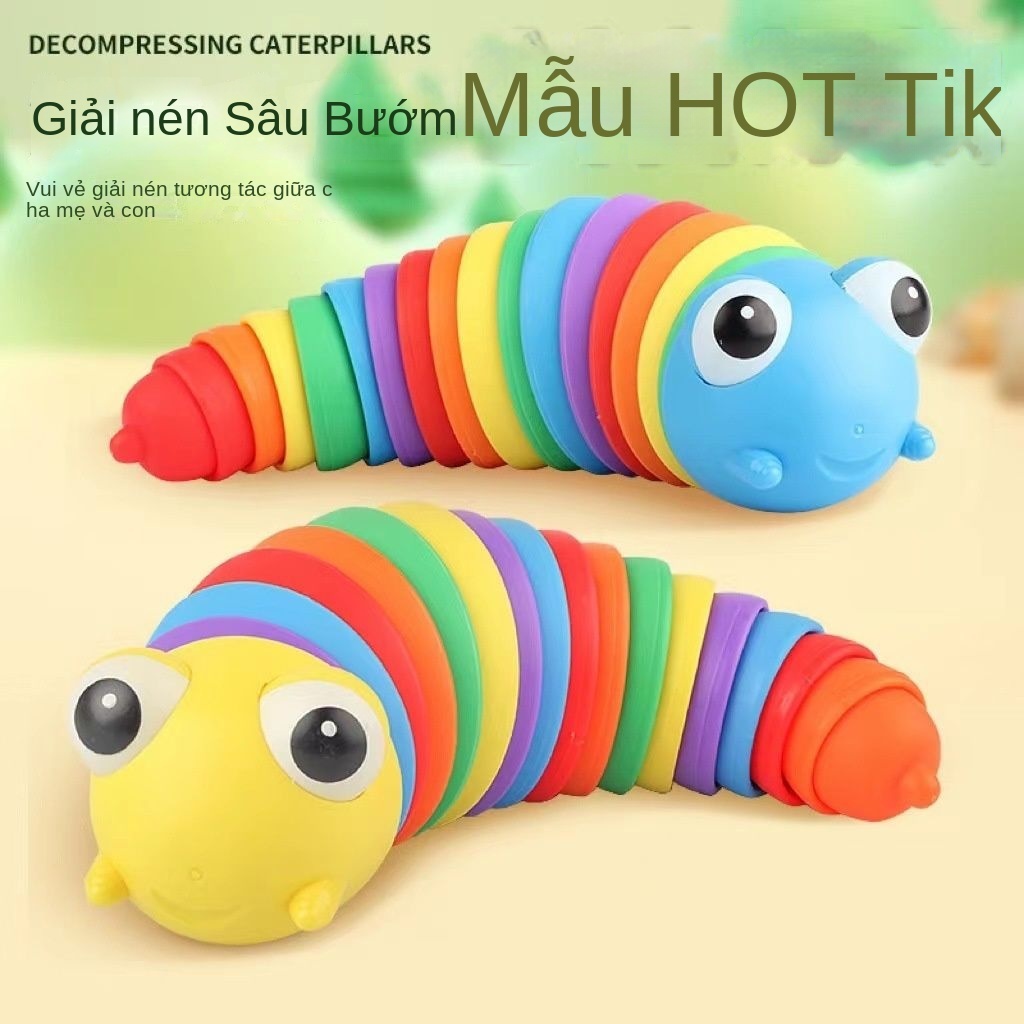 Con Quay Đồ Chơi Fidget Spinner Tikton 3D HìNh Sâu BướM GiúP GiảM Stress