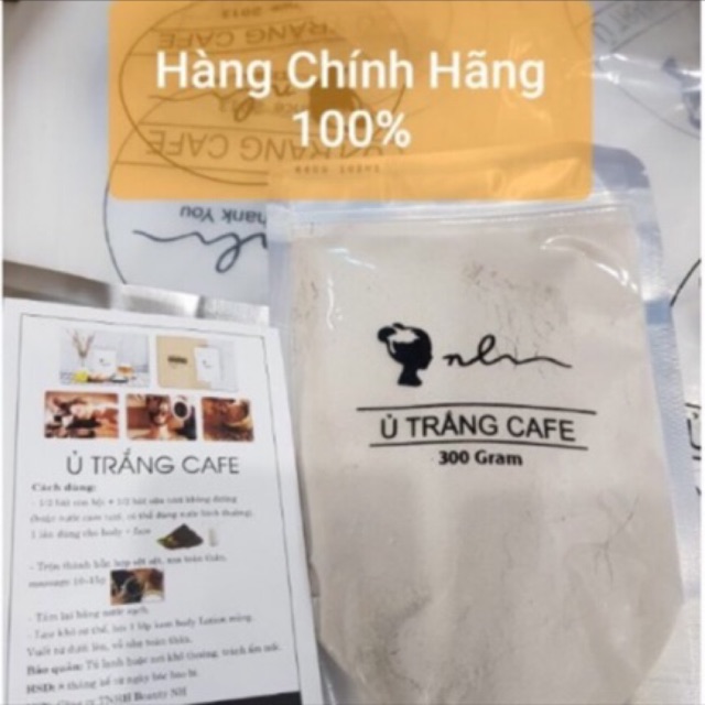 300gr Ủ trắng cà phê ( ủ trắng cafe) cứ ủ là trắng handmade