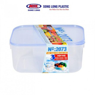 Bộ 3 hộp đựng thực phẩm song long