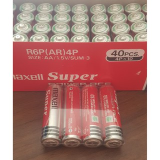 PIN TIỂU VĨ 4 VIÊN AA  Maxell