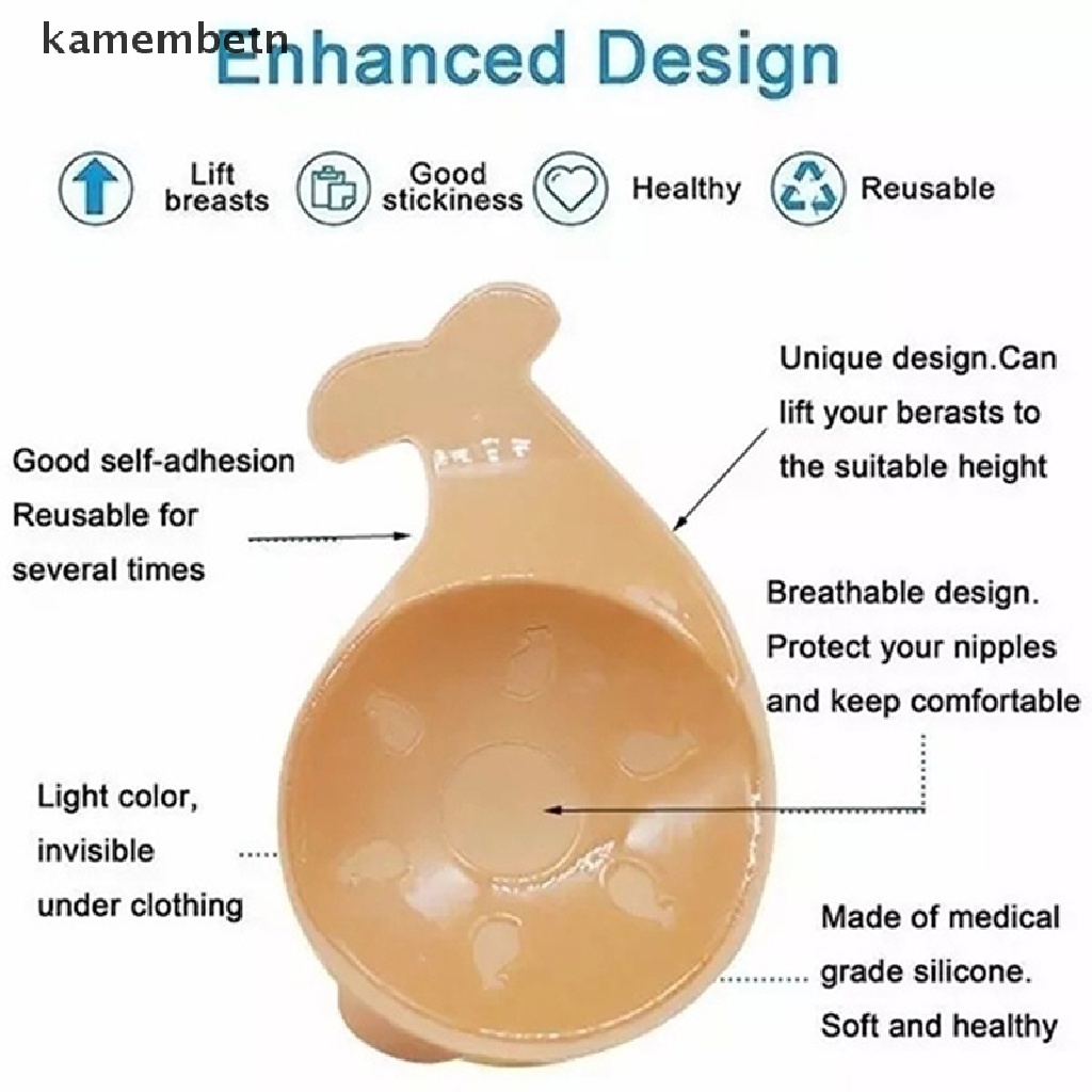 [kamembetn] Self Adhesive Dolphin Bra Sexy Backless Invisible Strapless Bralette Underwear . | BigBuy360 - bigbuy360.vn