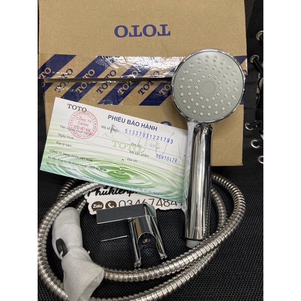 Tay sen tắm cao cấp TOTO DGH104ZR chính hãng, sen tắm nóng lạnh tăng áp lực nước