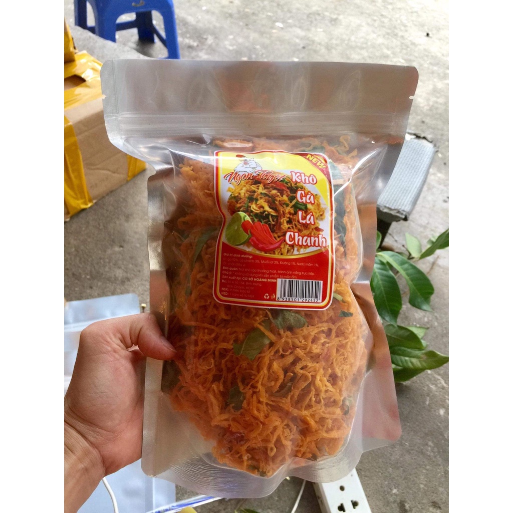 1kg Khô Gà Lá Chanh  Hàng Loại 1 Thơm Ngon Anvatzozo