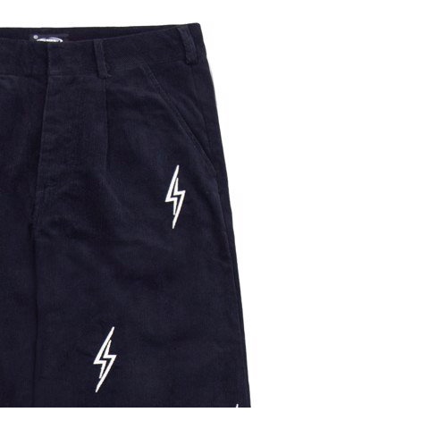 Quần dài nam SWE BOLT CORDUROY PANTS/ Black / vải nhung dày dặn, form tôn dáng.