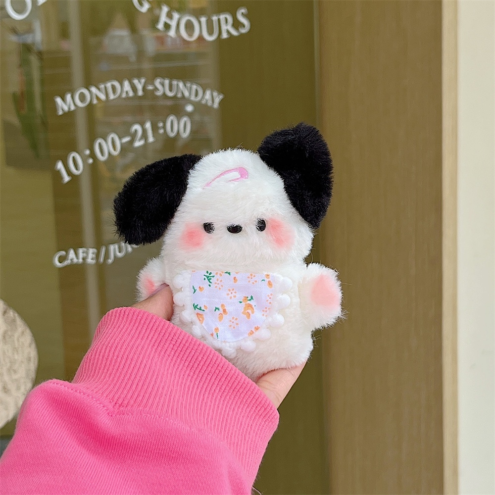 Vỏ Bảo Vệ Hộp Sạc Tai nghe không dây Airpods Pro 2 3 2 1 Bằng Vải Bông Chống Trầy Hình Thỏ Chó Dễ Thương