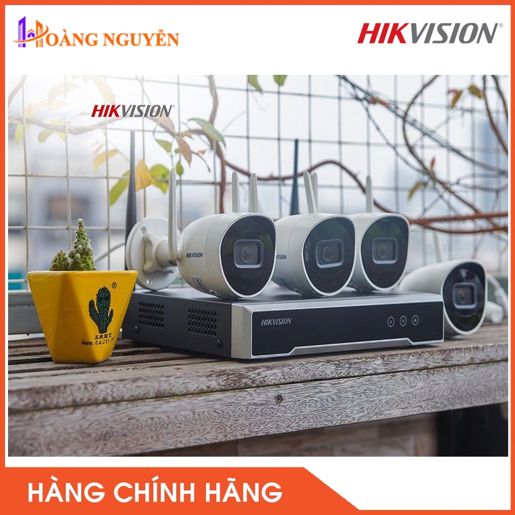 [NHÀ PHÂN PHỐI] Bộ Kit camera IP Wifi 4.0 Megapixel HIKVISION NK44W0H(D)- Công Nghệ Hoàng Nguyễn