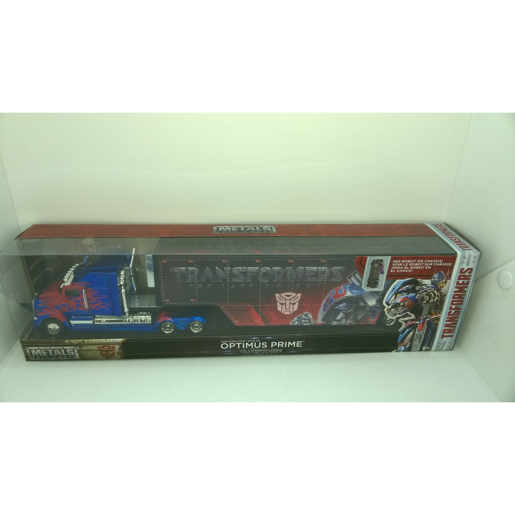 Xe mô hình Optimus Prime container đầu kéo  - Jada- mới 100% 1/64 dài