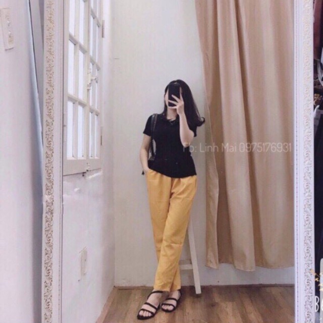 QUẦN BAGGY ĐŨI CẠP CHUN NHẸ MÁT (9 màu) thời trang Banamo Fashion quần baggy đùi 823