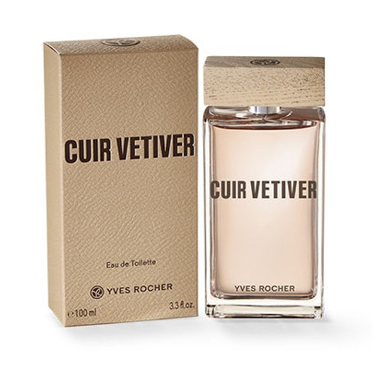 Nước hoa Pháp dành cho nam CUIR VETIVER Yves Rocher 100ml