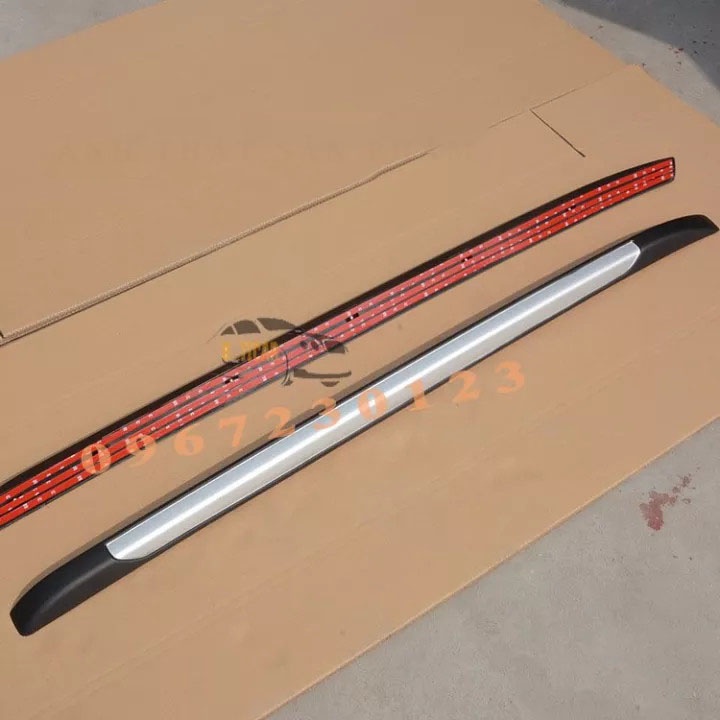 Hai Thanh Giá Nóc Xe Bán Tải Dán Thấp Ranger, BT50, Colorado, Hilux