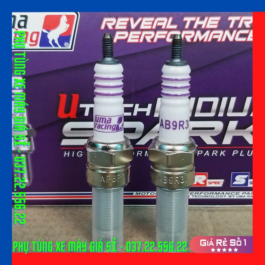 Bugi Uma Racing 3 chấu công nghệ mới. Dành cho tất cả dòng xe