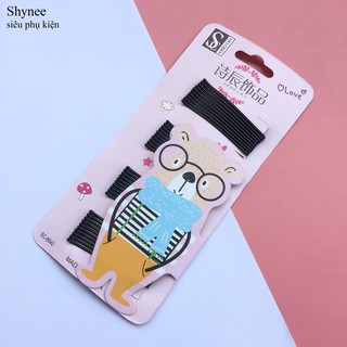Set kẹp tóc 40 Ghim đen - SPT24