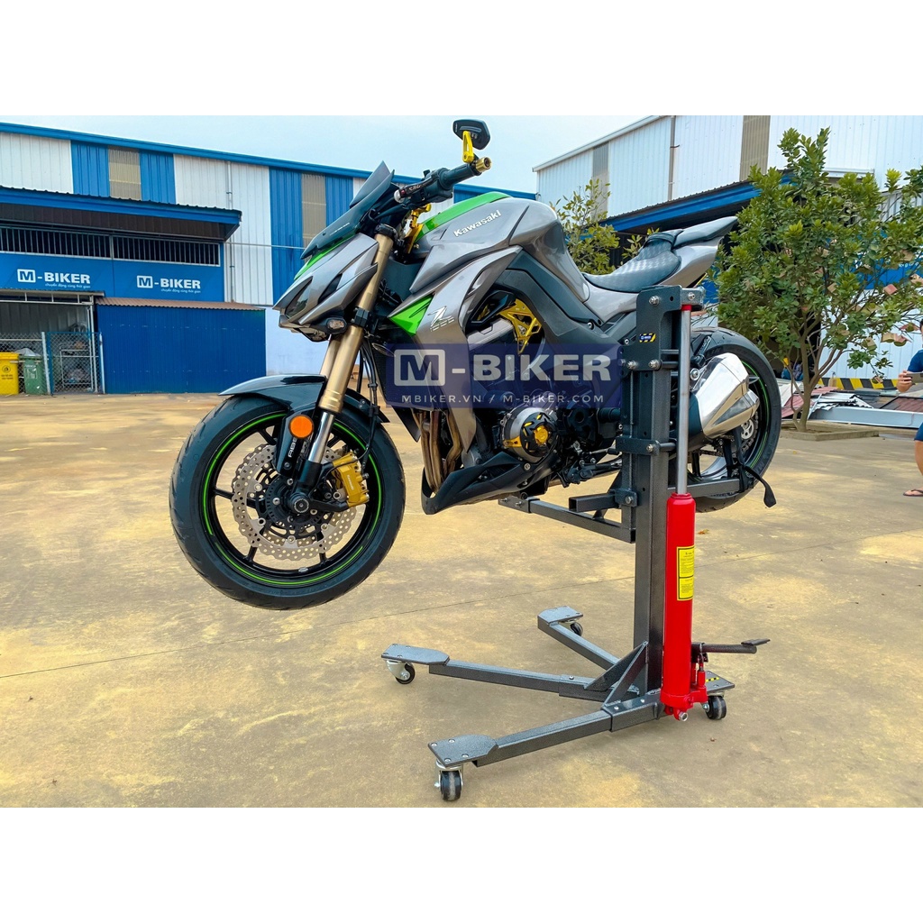 Ben nâng xe pkl thủy lực di chuyển motor naked và sport Mbiker MB107 - Hàng Chính Hãng