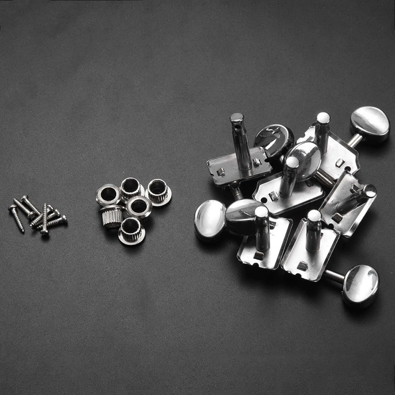 Bộ Khóa Điều Chỉnh Dây Đàn Guitar Điện Bằng Chrome Tiện Dụng