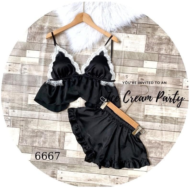 Đồ ngủ sexy ❣️❣️ ❣️❣️ Bộ cột dây sau ren mi freesize 40-60 kg | BigBuy360 - bigbuy360.vn