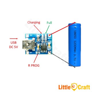 Mạch sạc pin lithium micro usb TP4056 1A