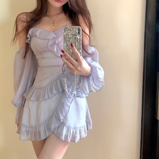 Sẵn Váy Nữ Dự Tiệc Váy Ngắn Quảng Châu Taobao Ulzzang
