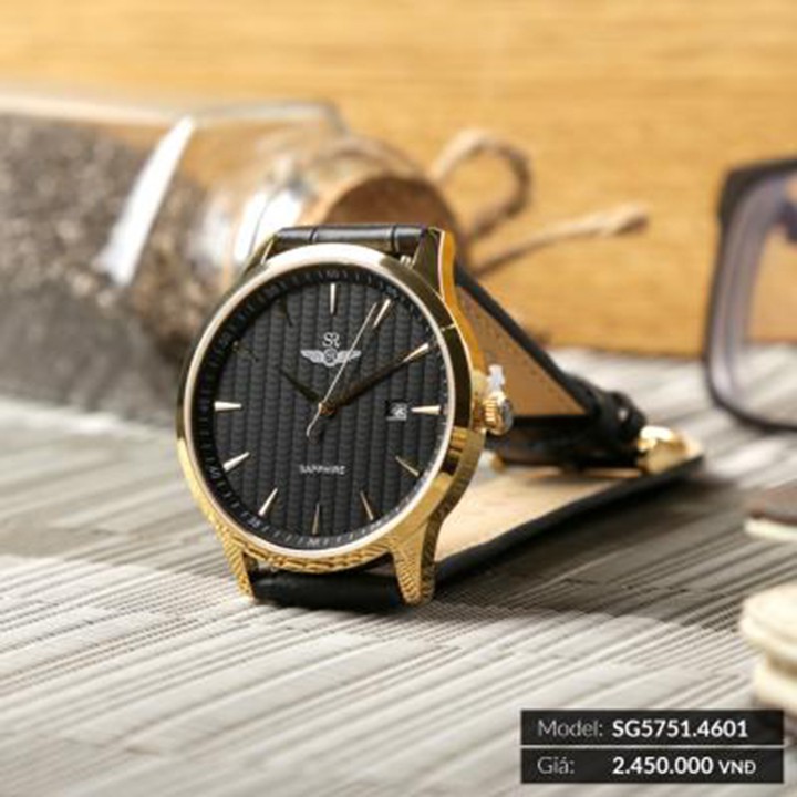 Đồng Hồ Nam SRWATCH Classic SG5751.4601 mặt kính Sapphire chống nước,chống xước tuyệ