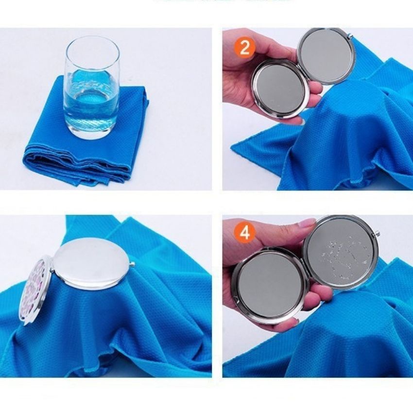 Khăn Lạnh Thể Thao Thấm Hút Mồ Hôi Tập Gym Đạp Xe Hoạt Động Ngoài Trời, Khăn Lau Đa  Năng KLTT01