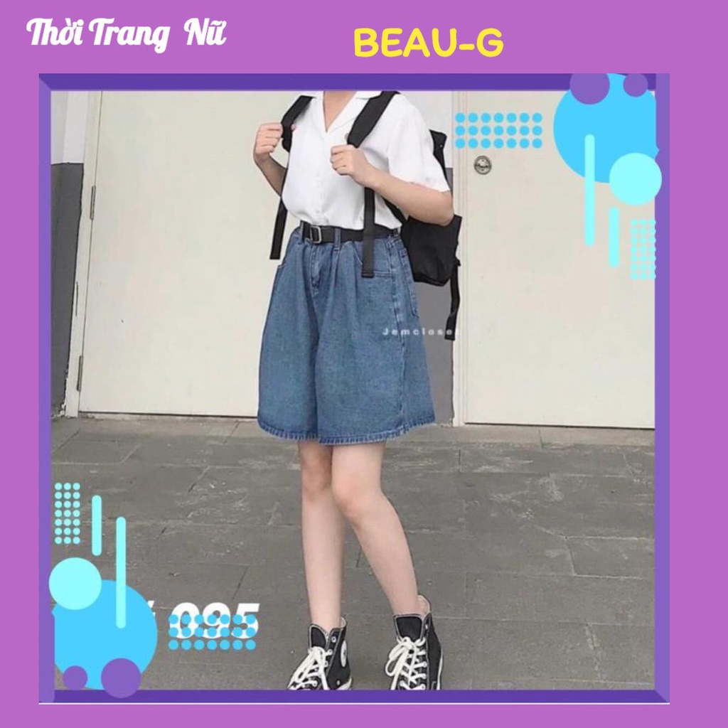 Quần short jean 095 BEAU-G hot trend