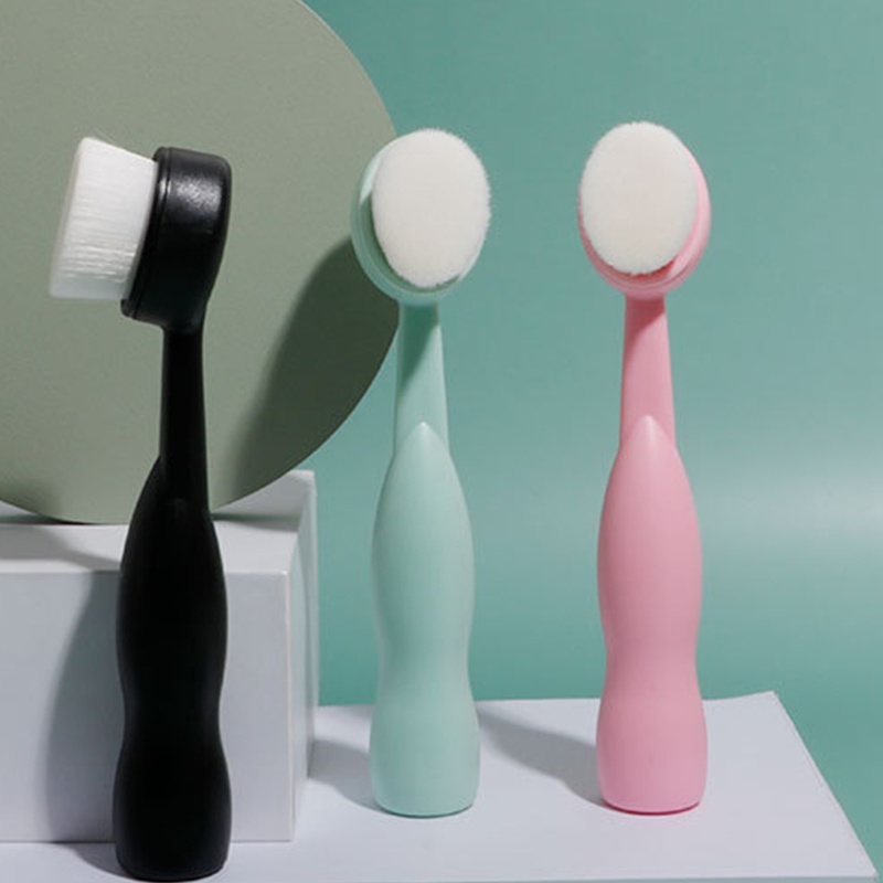 Cọ Rửa Mặt Tẩy Mụn Đầu Đen Tay Cầm Dài Mềm Mịn 3 Col YOUYO