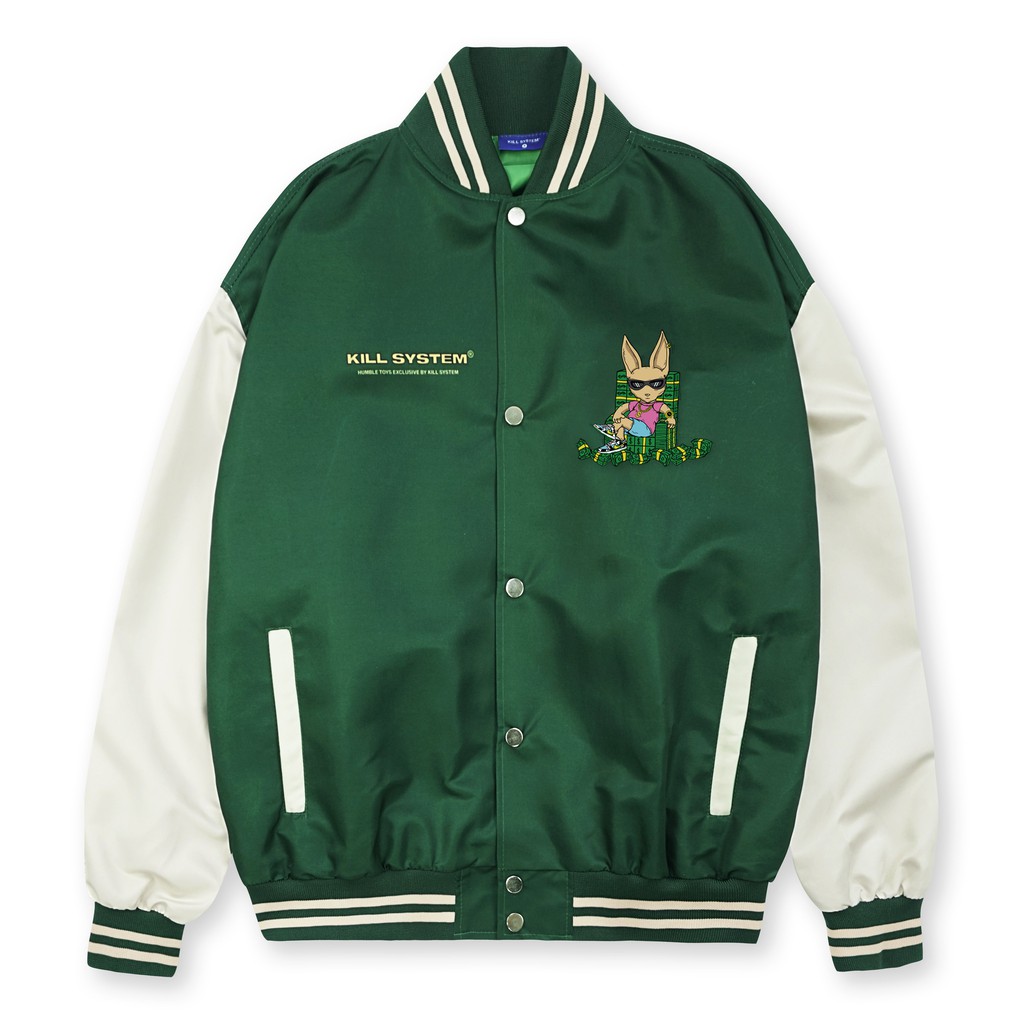 [KILL SYSTEM] - RICH HUMBLE VARSITY JACKET ( áo khoác dù) | BigBuy360 - bigbuy360.vn
