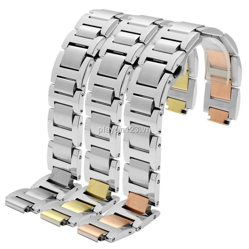 CARTIER Dây đeo đồng hồ bằng thép không gỉ 8 11 12mm