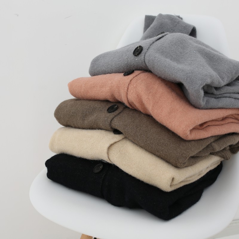 🌟 ÁO CADIGAN LEN TRƠN BASIC COTTON SIÊU MỀM, SIÊU XINH | BigBuy360 - bigbuy360.vn