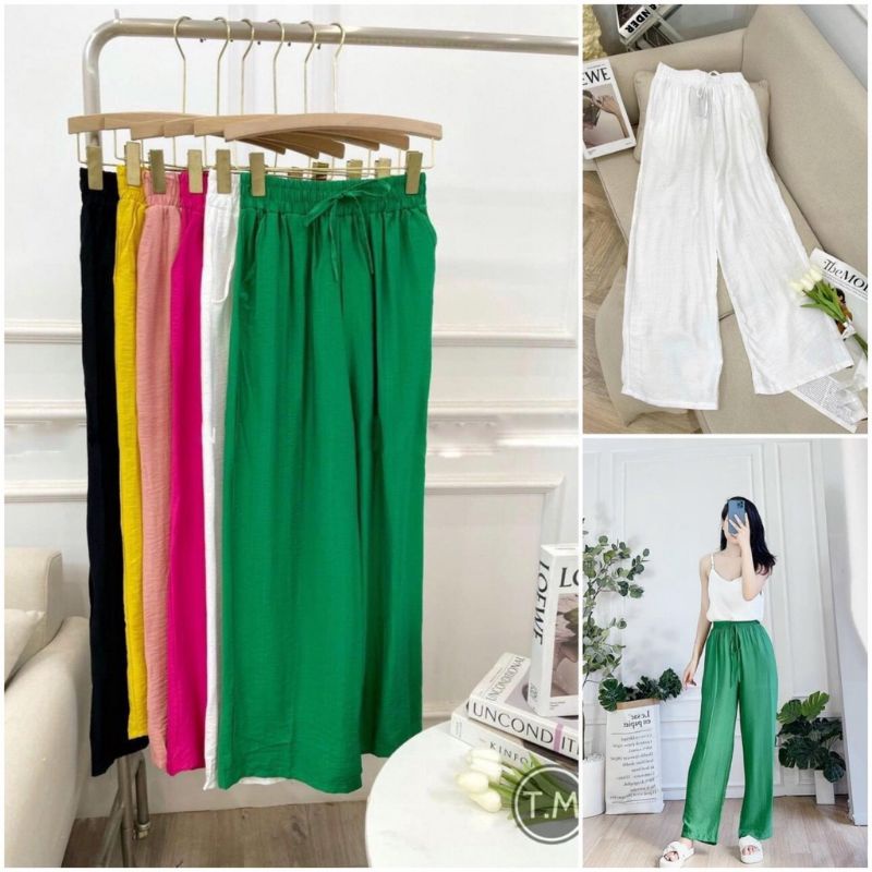 Quần sớ ống rộng free size